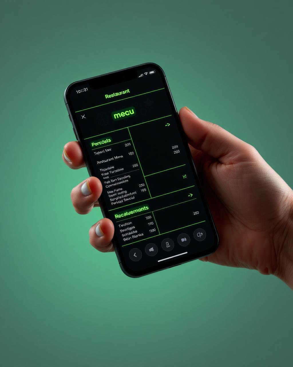 Feelthefood.ai dashboard on mobile